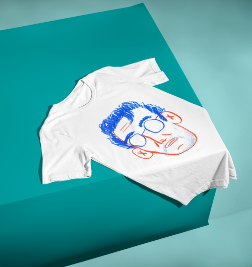 BOLAÑO A CRAYÓN UNISEX TEE