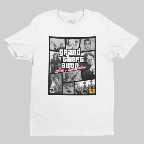 GRAND THEFT AUTO: 50-60's DEGENERATION UNISEX TEE